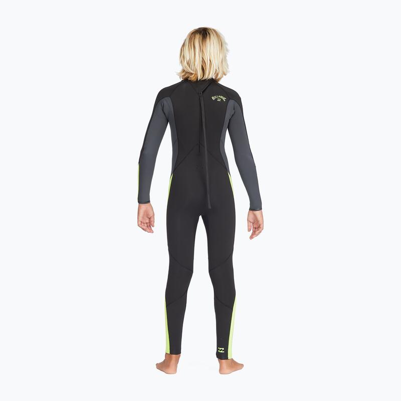 Combinezon Surf adulți 4/3 mm Absolute Negru
