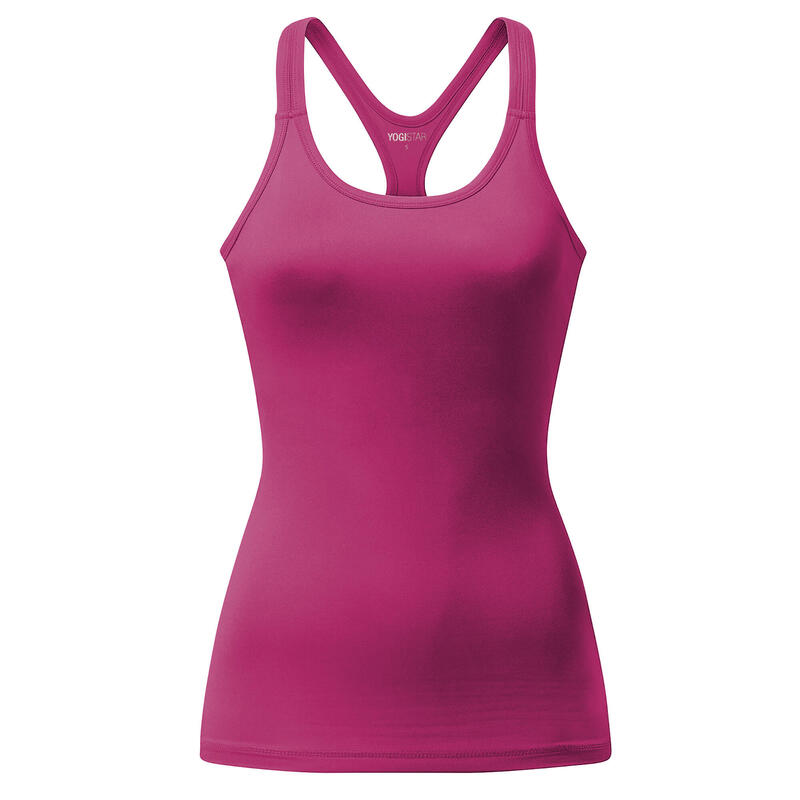 Yoga Racerback Top Ala Yoga Damen Pink Stretchig YOGISTAR