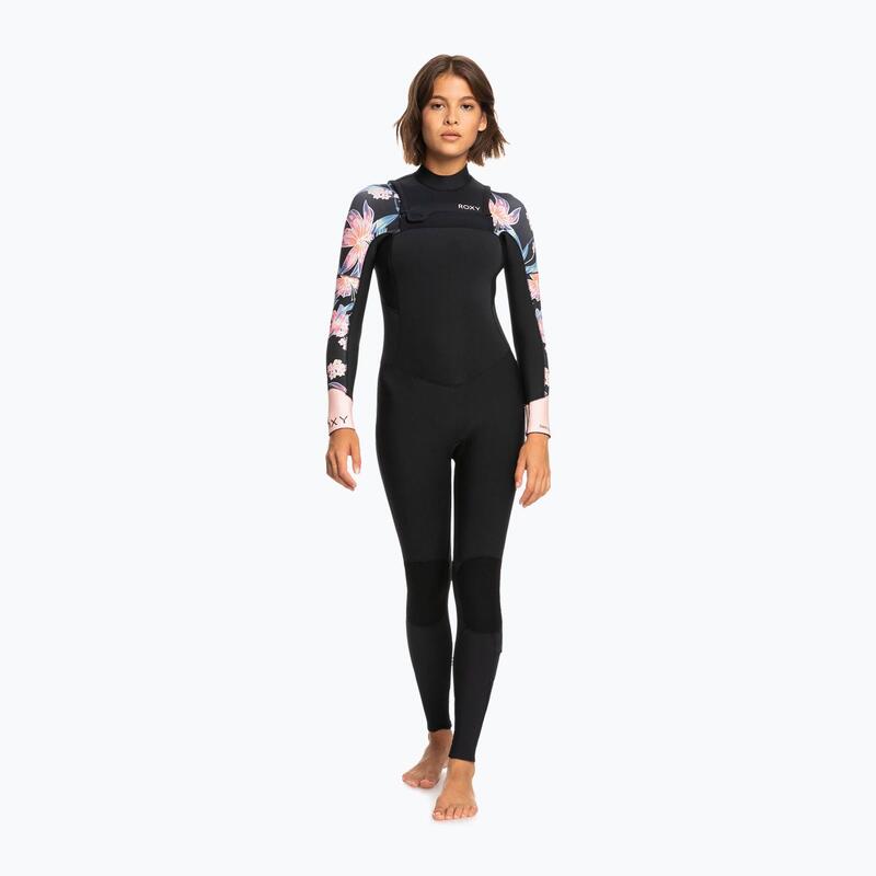 Combinezon surf femei Swell Series, negru