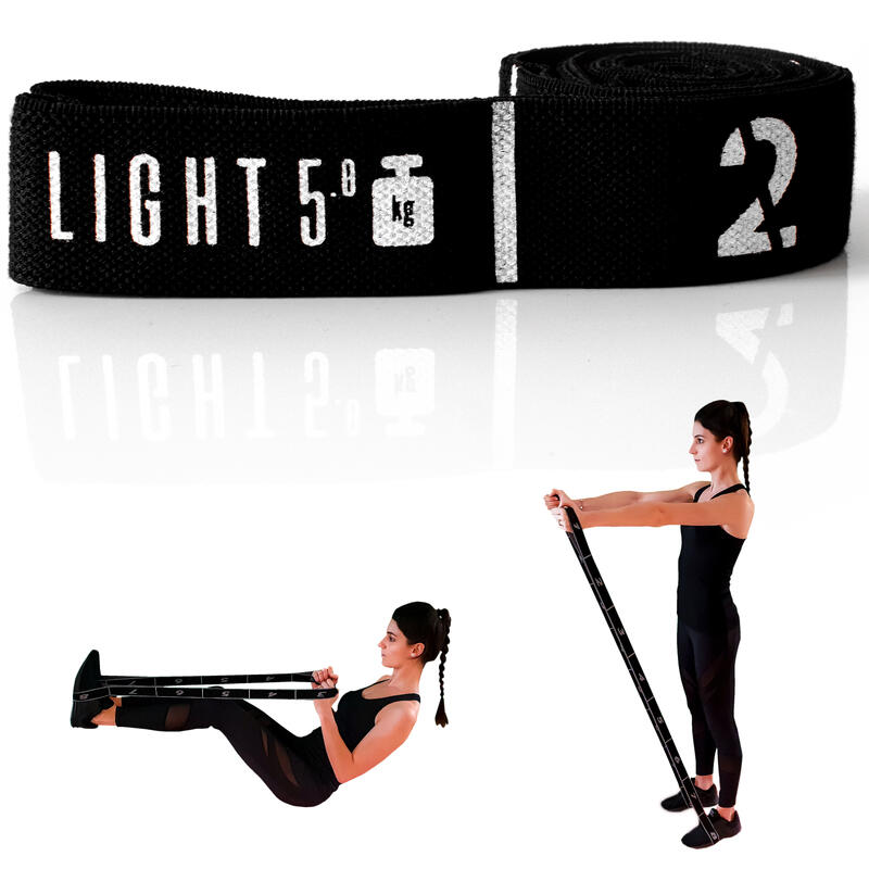 Fitnessband Schlaufenband Light mit acht nummerierten Schlaufen