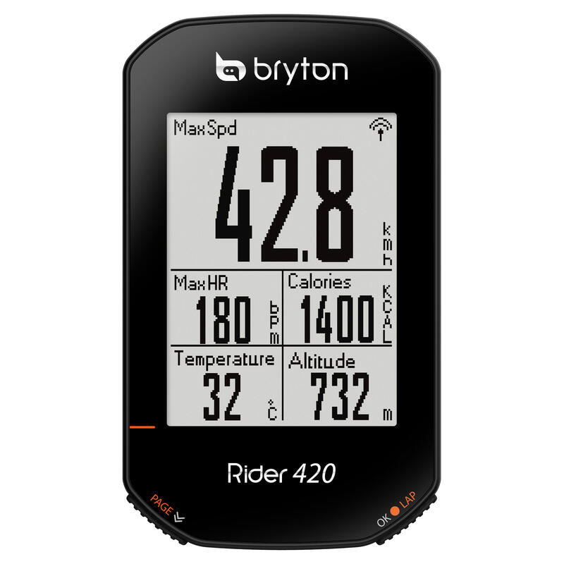 Compteur de vélo & GPS Bryton Rider 420 E
