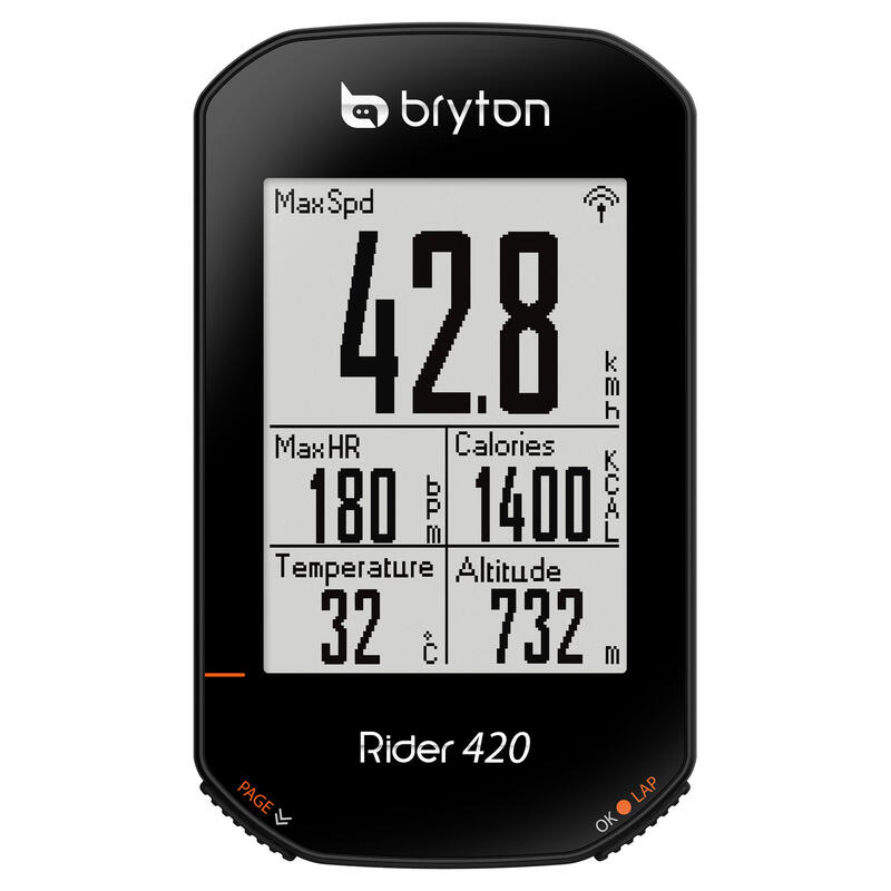 Computer per biciclette e gps Bryton Rider 420 E