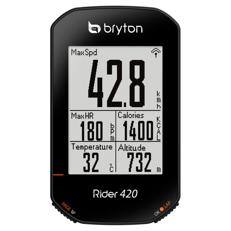 Zähler (einschließlich fc) Bryton rider 420 h