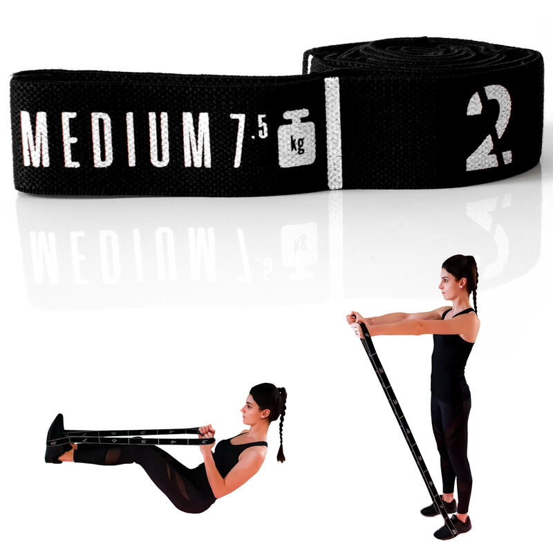 Fitnessband Schlaufenband Medium mit acht nummerierten Schlaufen