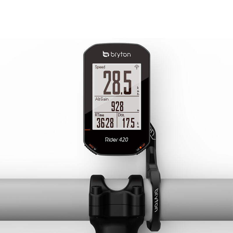 Système de navigation pour vélo Bryton Rider 420T