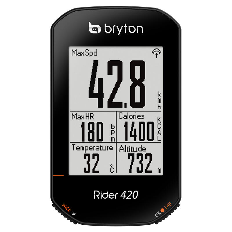 Système de navigation pour vélo Bryton Rider 420T