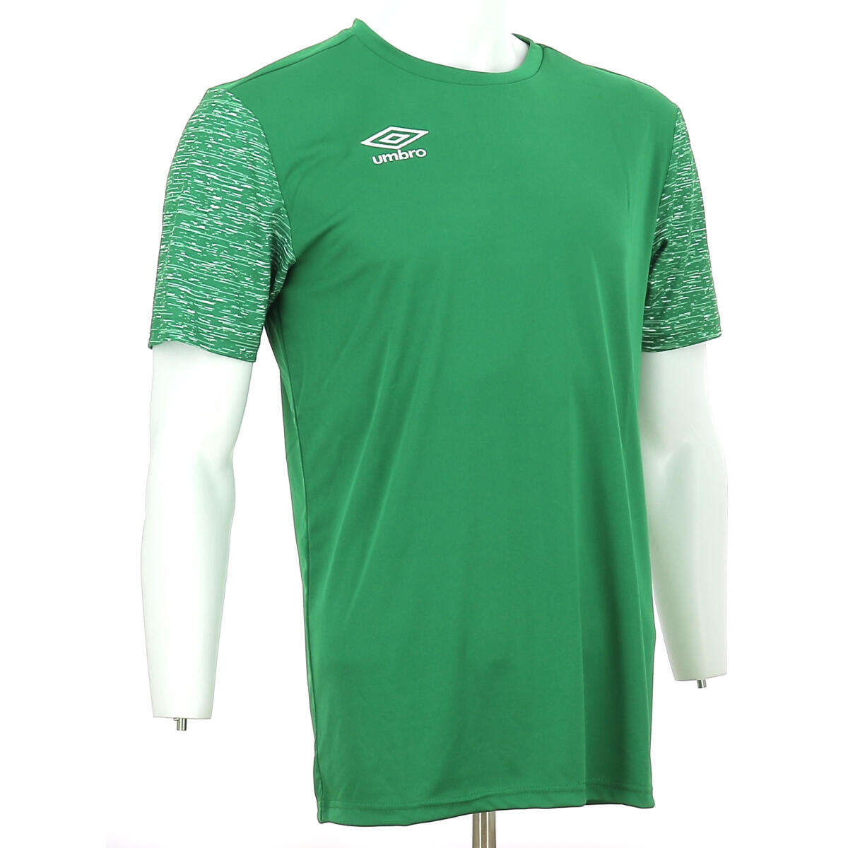 Umbro - T-shirt De Sport Junior - T-shirt Manches Courtes - Blanc|vert - 34 2xs - Decathlon