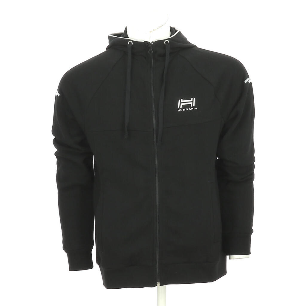 Men's Black Hungaria Coggia Zipped Sweatshirt