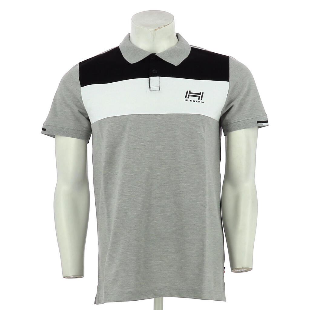 Men's Grey Hungaria Bennett Polo Shirt