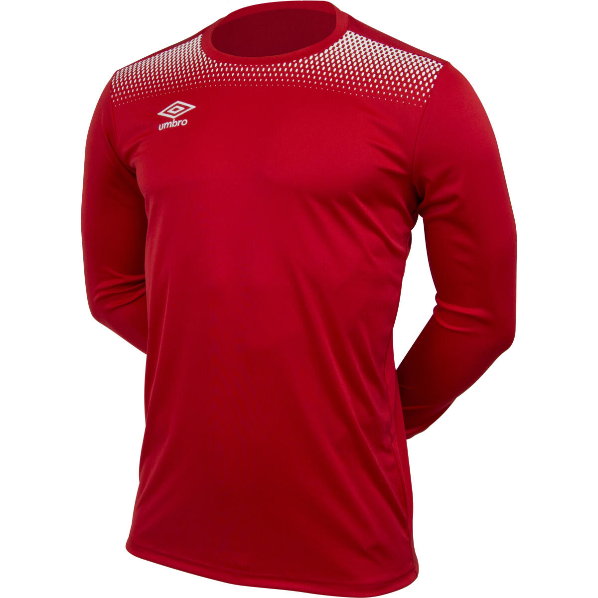 Umbro - T-shirt Manches Longues Teamwear Homme - Maillot Manches Courtes - Blanc|rouge - 42 M/l - Decathlon