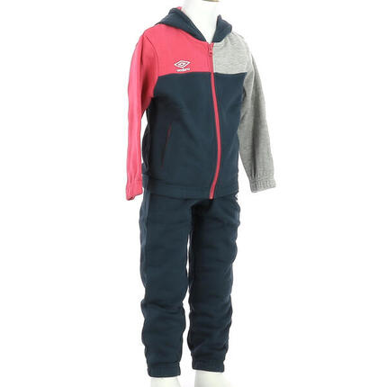 Sweat Zippé Marine/Rouge/Gris Garçon Umbro Gam