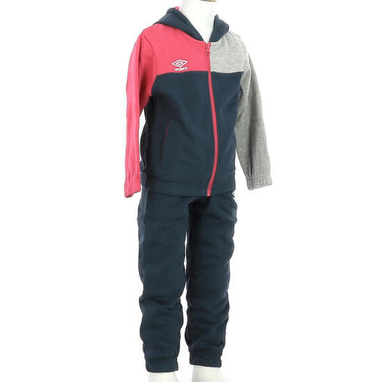 Sweat Zippé Marine/Rouge/Gris Garçon Umbro Gam