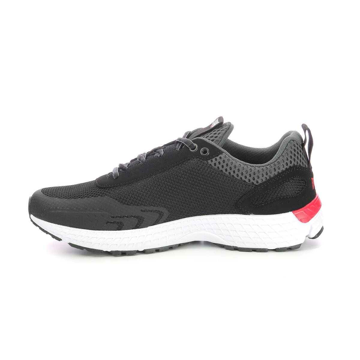 Zapatilla Calzado Deportivo para Hombre EVERLAST  Burpee Negro-Gris-Rojo 4/5