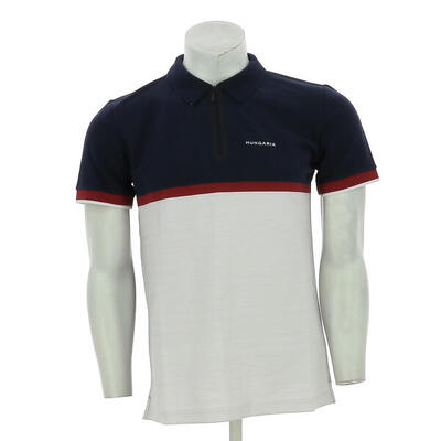 Hungaria pacaya polo voor heren - marine/wit