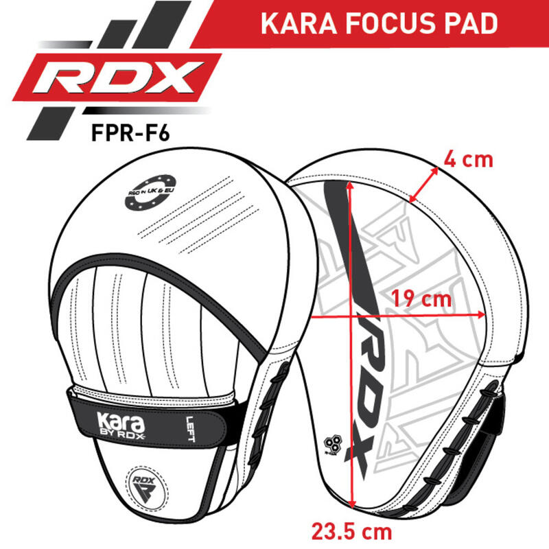F6 Kara Focus Pads Set - Noir - boxe - unisexe