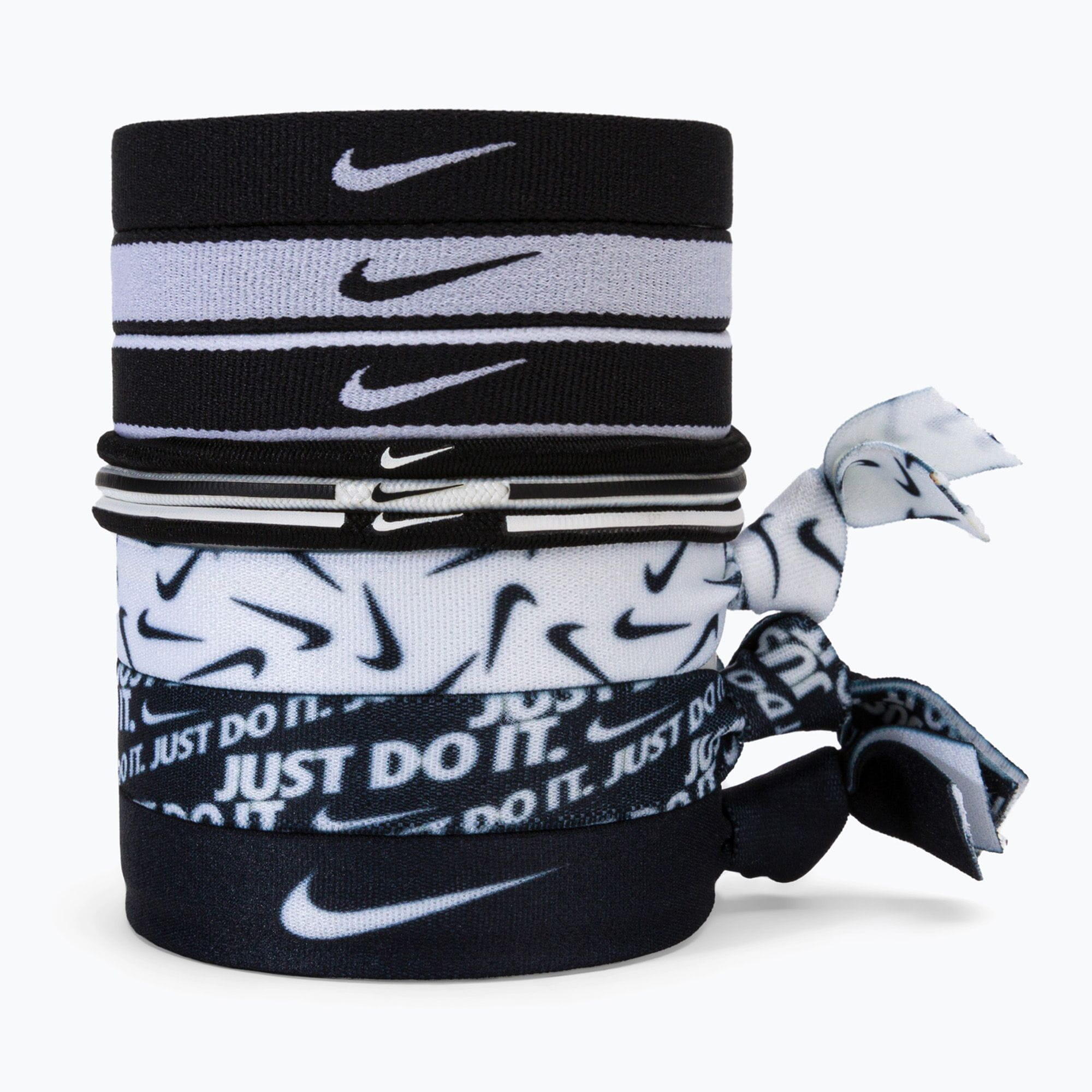 NIKE HAIRBANDS MIXED ( 9 PACK ) - BLACK 1/3