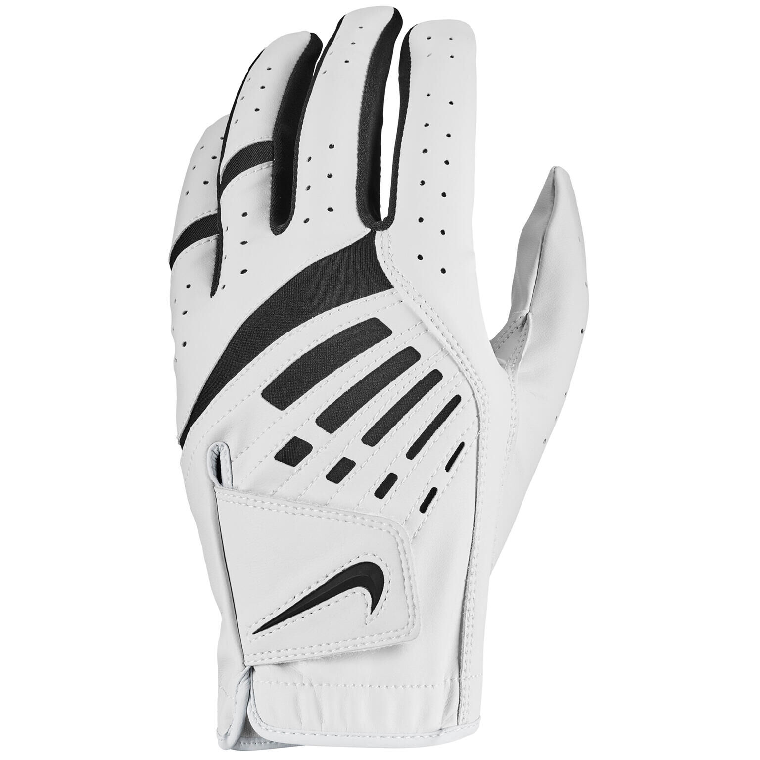 NIKE NIKE GOLF GLOVE MENS WHITE DURA FEEL (LEFT HAND) LARGE