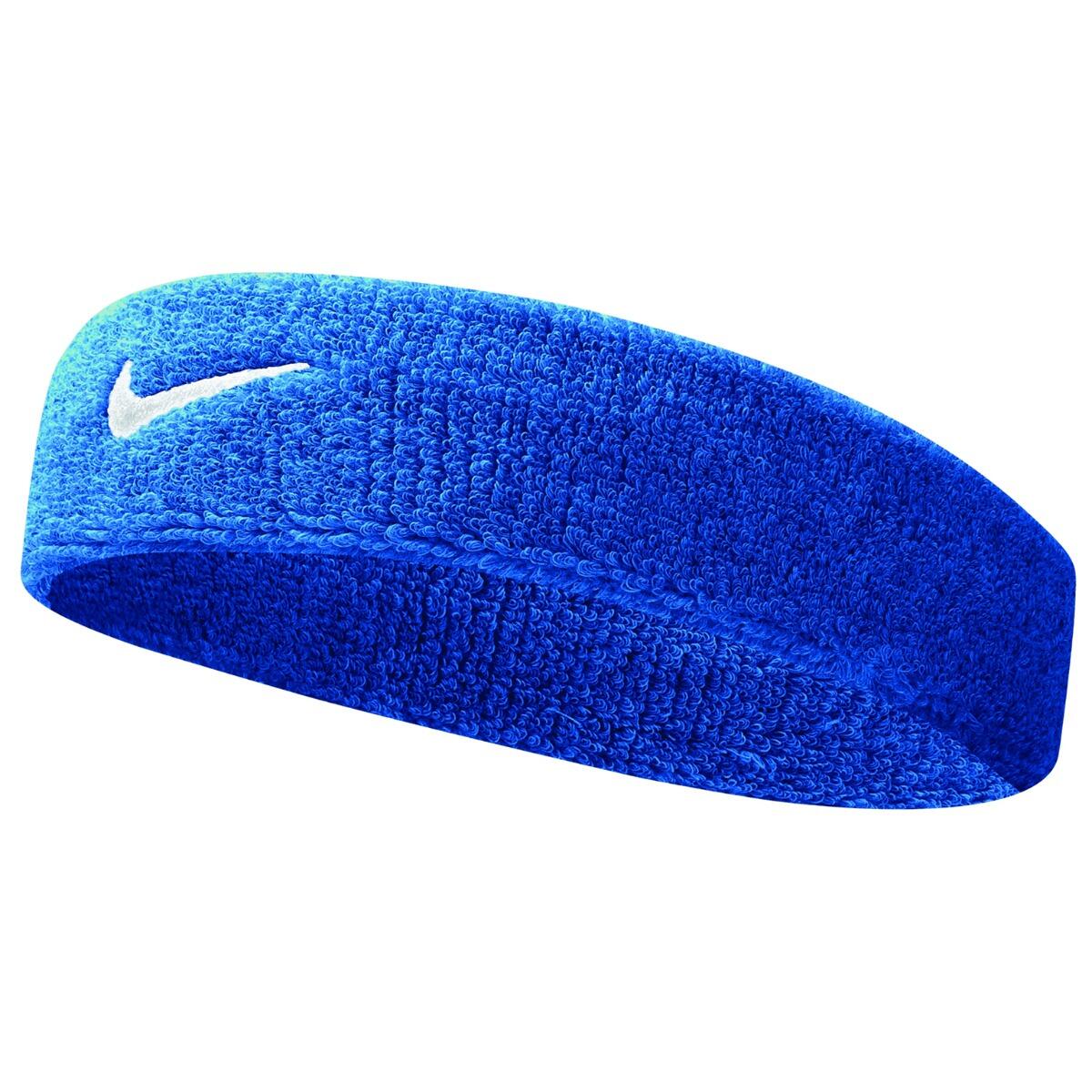 NIKE NIKE HEADBAND SWOOSH ROYAL/WHITE