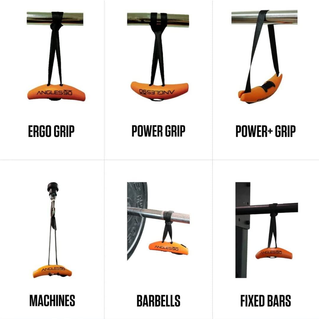 Angles90 Gym Grepen voor Pull Up, Pulldown, T-bar Row en Kabelmachine 3/7