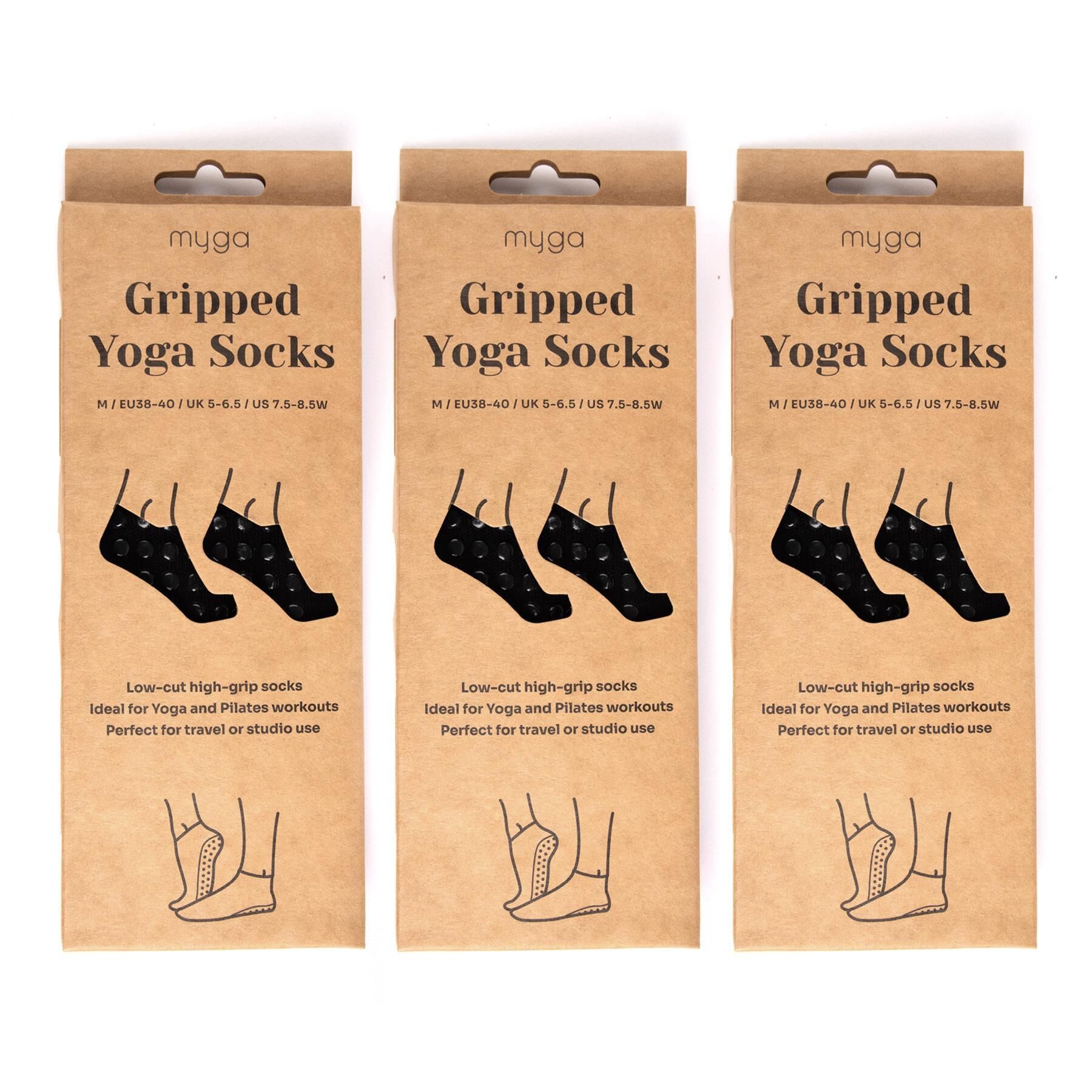 Beige slip-on grip socks pilates reformer yoga barre trampoline