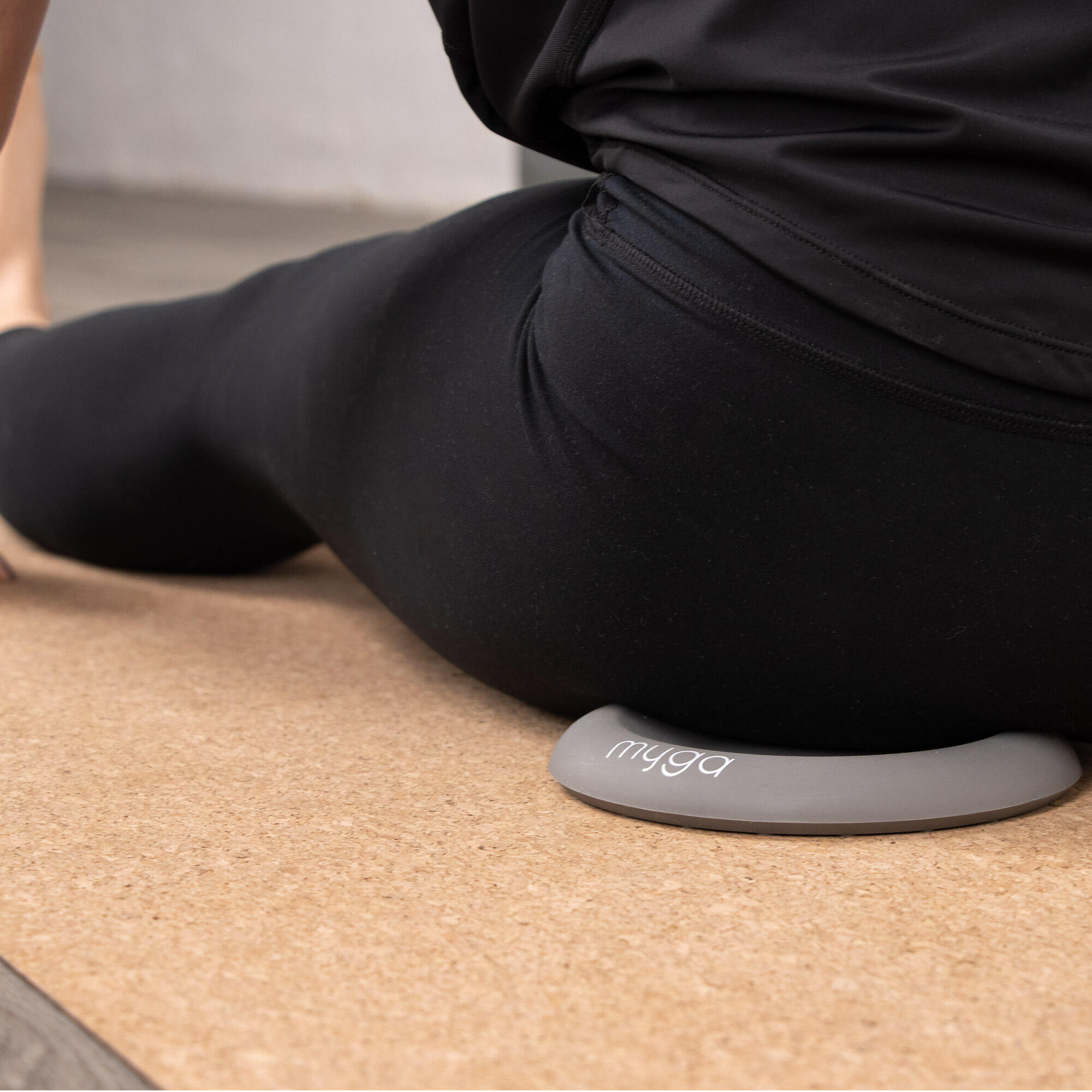 Yoga Support Pad für Knie und Handgelenke - Grau 3/7