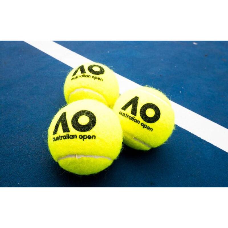 Juego de 2 tubos de 4 pelotas de tenis Dunlop australian open