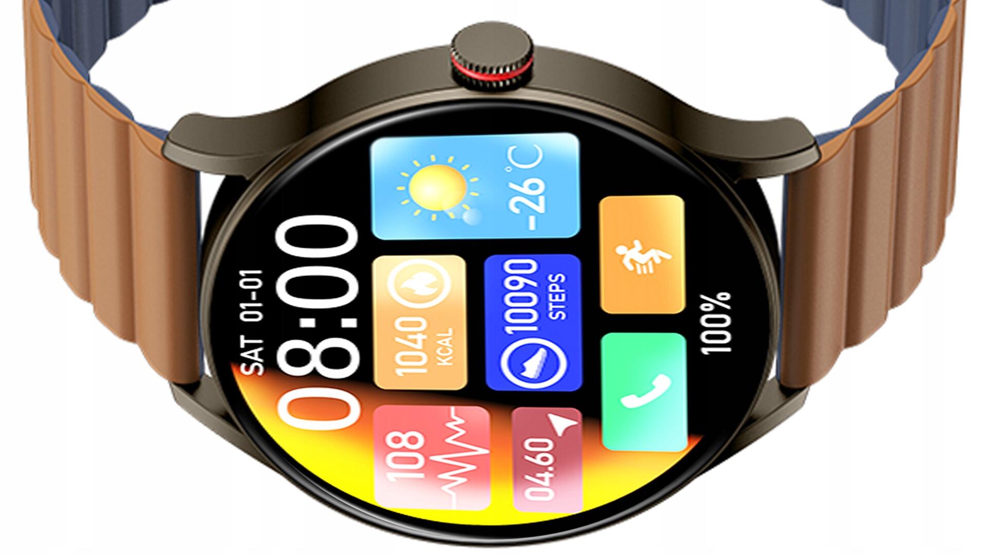 Smartwatch zegarek sportowy z dodatkowym paskiem IMIKI TG1 3/7