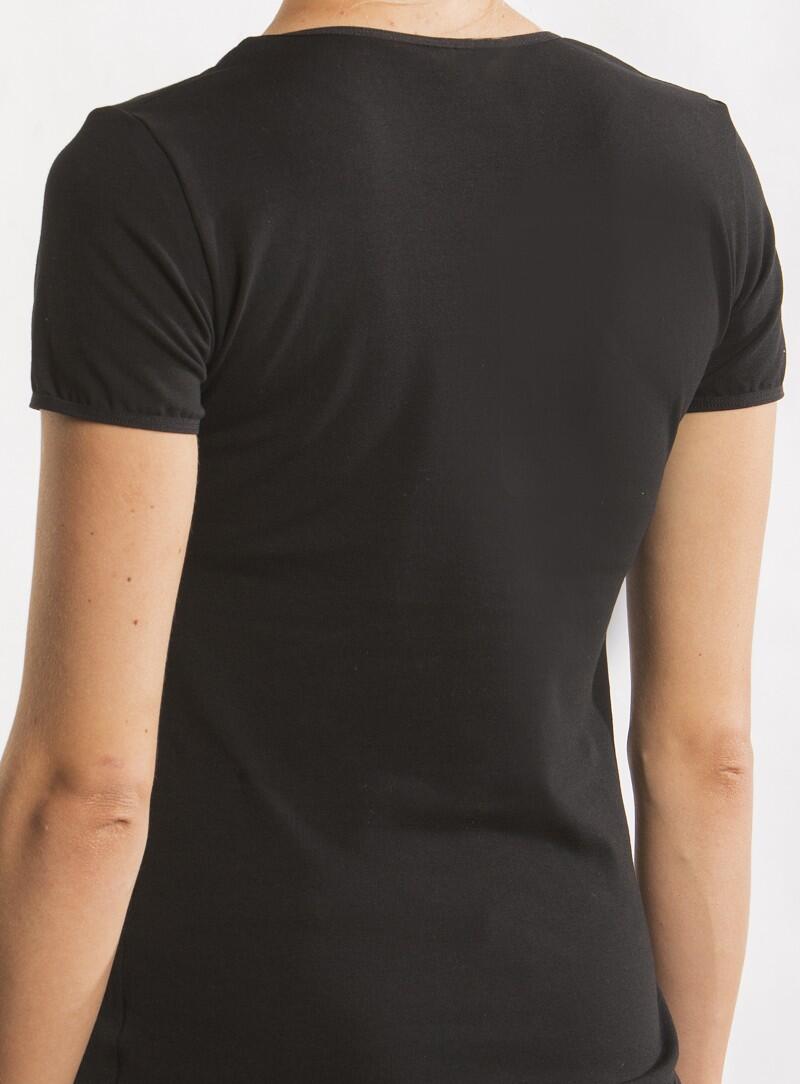 Camiseta Gimnasia Dvillena Manga Corta Negra 2/3