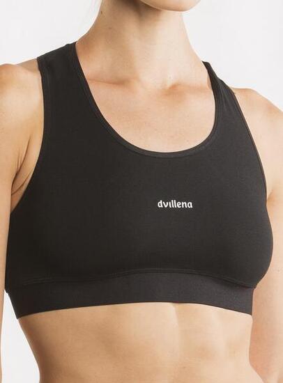 Top de gymnastique Dvillena Swimmer Back Noir