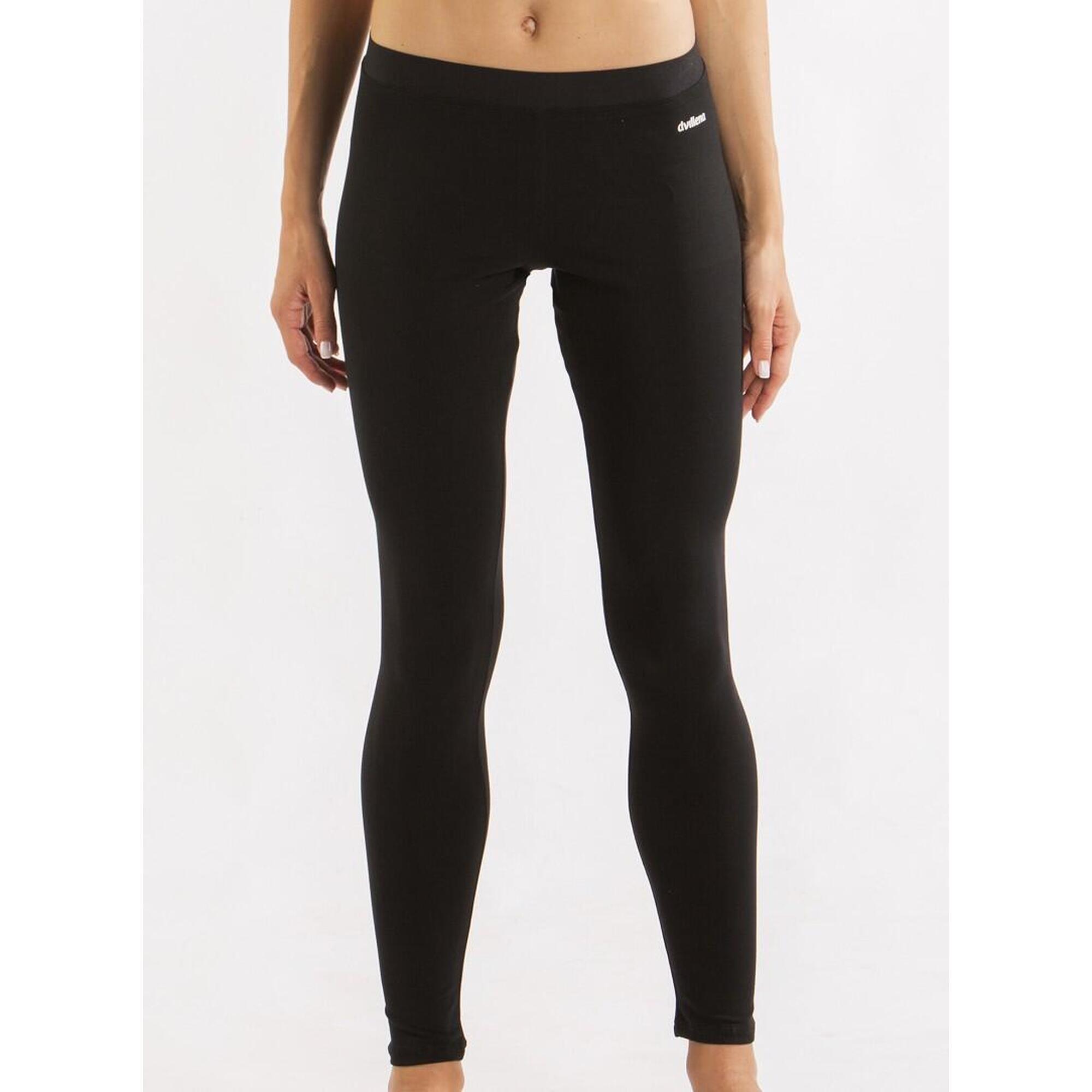Legging de Gymnastique Dvillena Long Noir Élastique