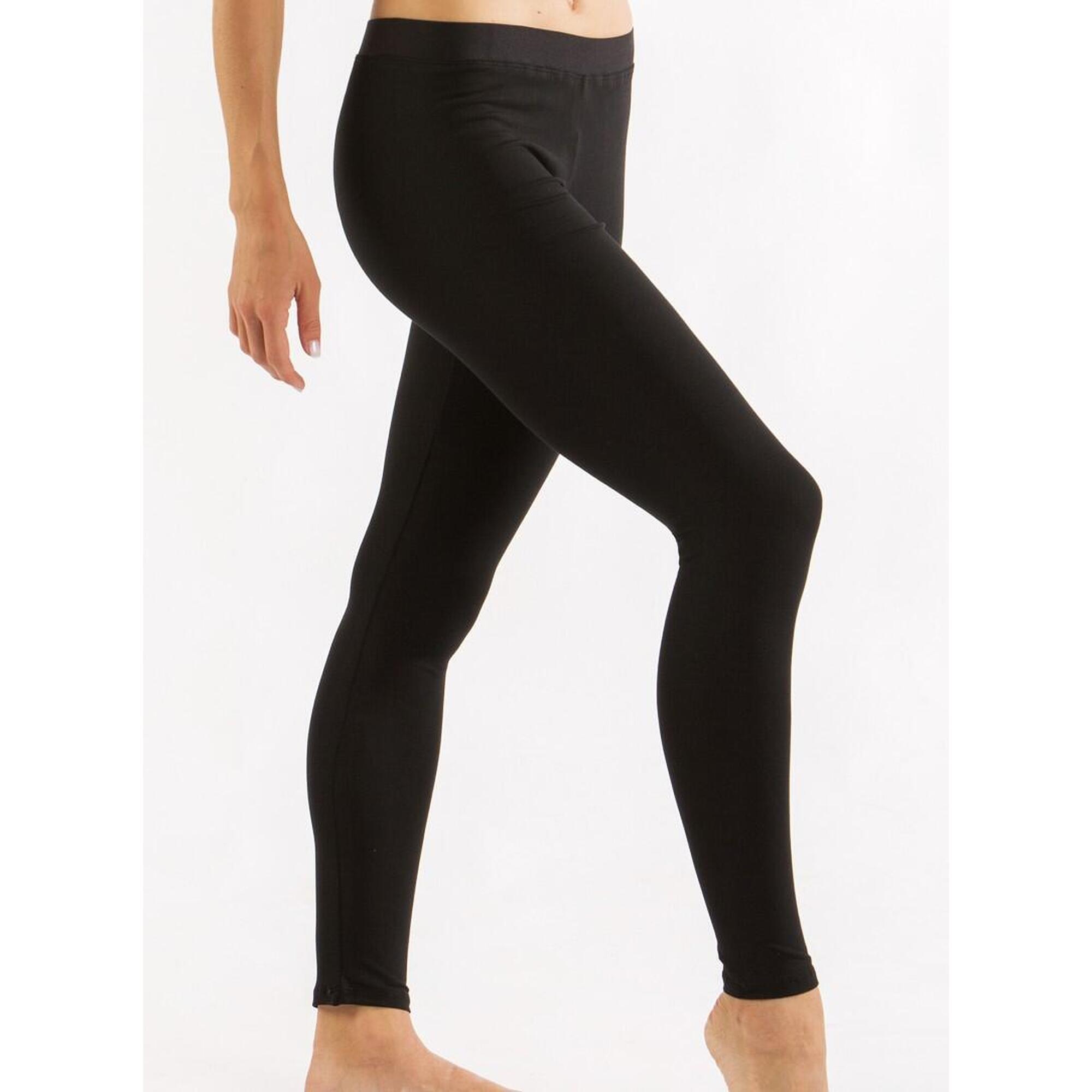 Legging de Gymnastique Dvillena Long Noir Élastique