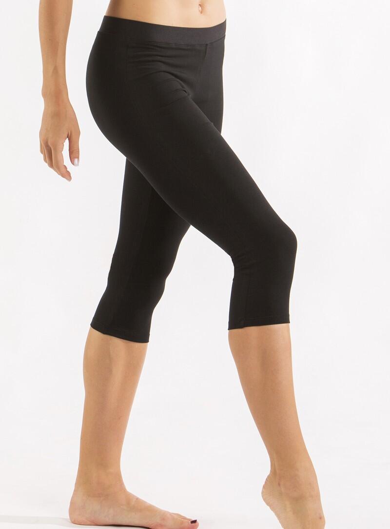 Pantalón Gimnasia Dvillena Pirata Negro Elástico 4/5