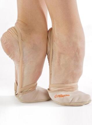 Demi-pointes de gymnastique rythmique pour enfants Dvillena Sahara Souples