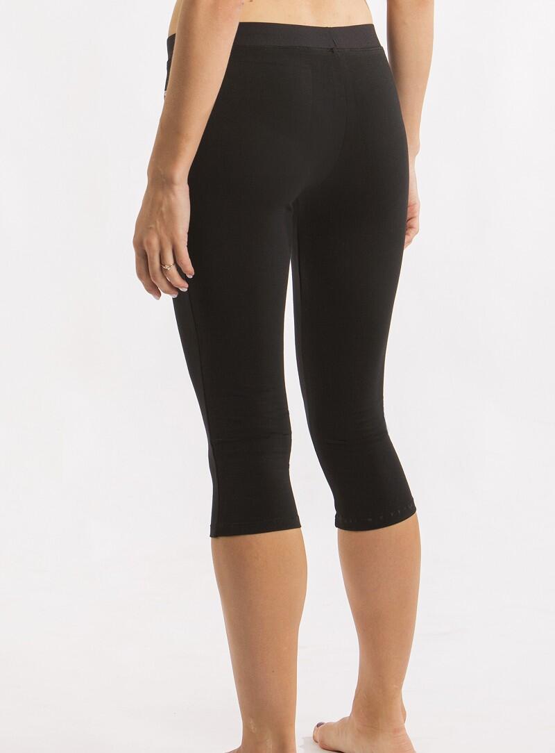 Pantalón Gimnasia Dvillena Pirata Negro Elástico 2/5