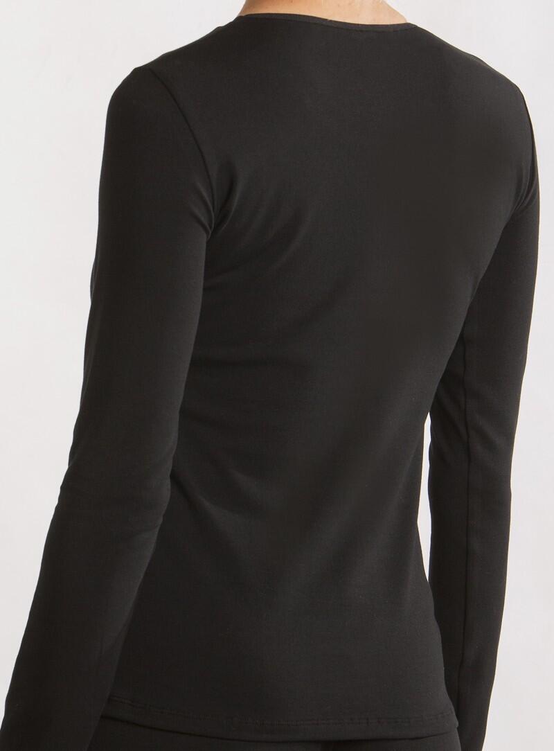Gimnasia Dvillena T-Shirt noir à manches longues 2/2