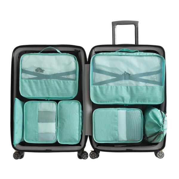 Dream Travel® packing cubes organiser set van 7 zwart DREAM TRAVEL