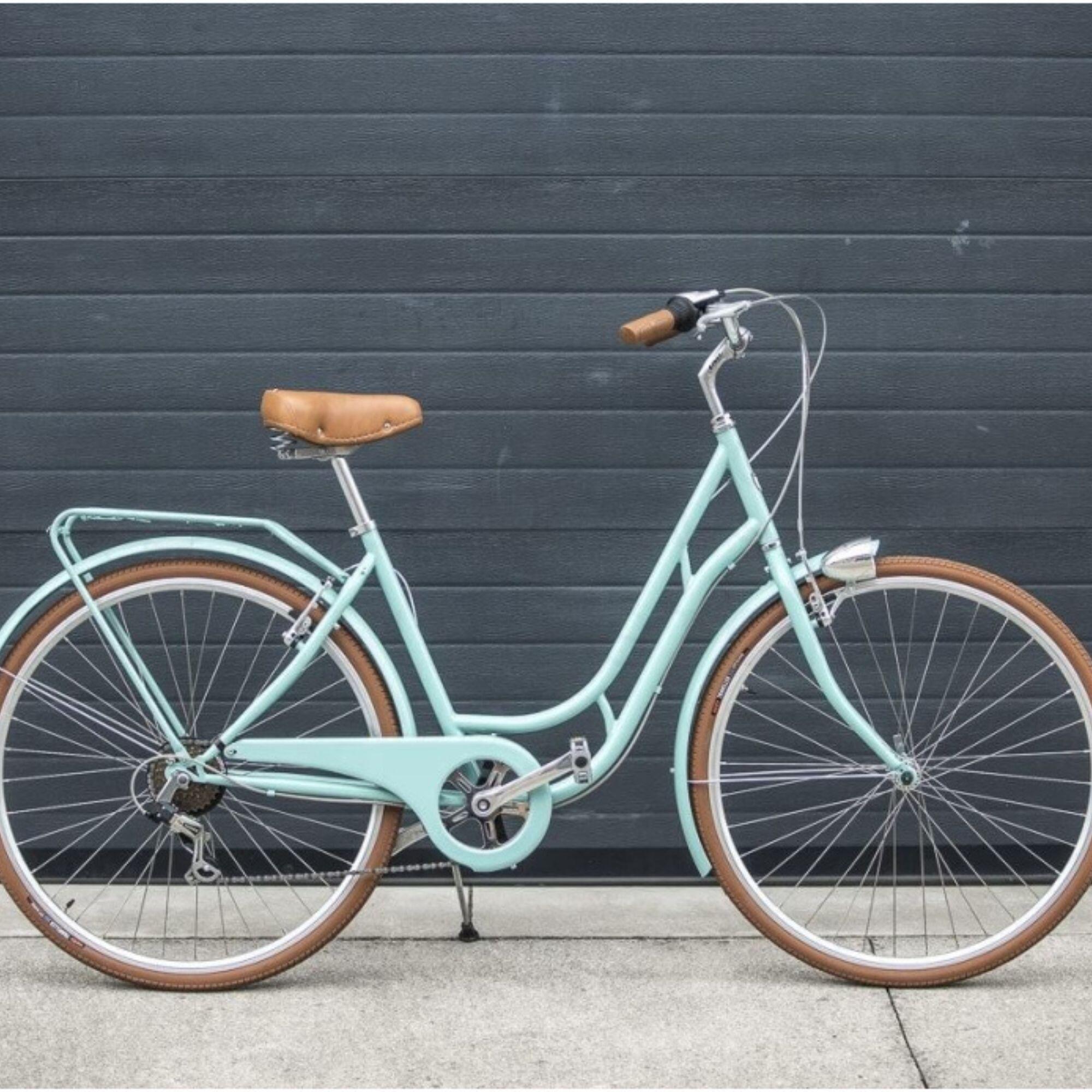 Capri Berlin acquamarina marrone 7V bicicletta classica 5/7