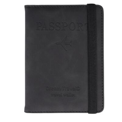 Dream travel® cover paspoorthoesje - zwart