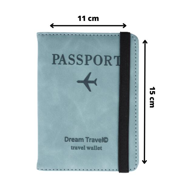 Dream Travel® Cover paspoorthoesje - licht blauw 3/5