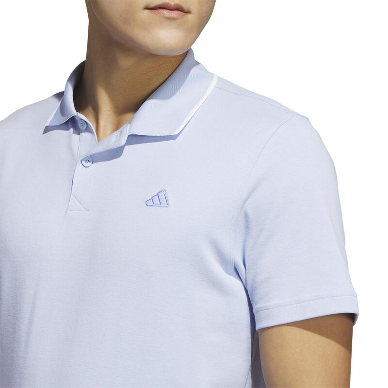 Adidas Go-To Pique Polo Bleu Aube