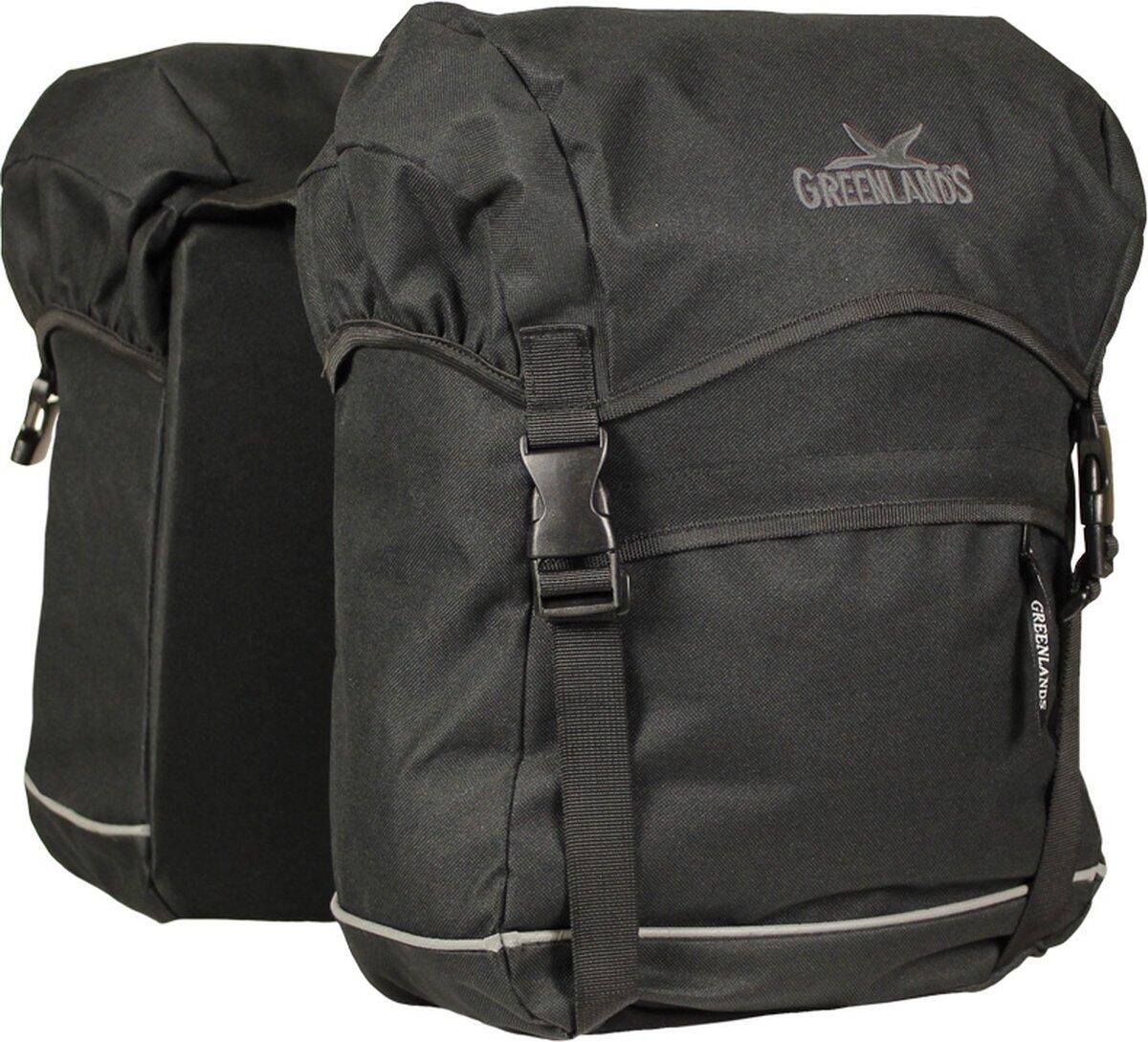 Sac de voyage à vélo Double Groenlands 40 litres 30 x 37 x 17 (2x noir 2/4