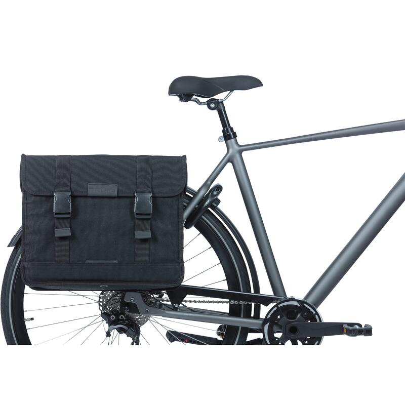 Basil Kavan Eco Classic - Double Bicycle Bag - 58 litres - noir