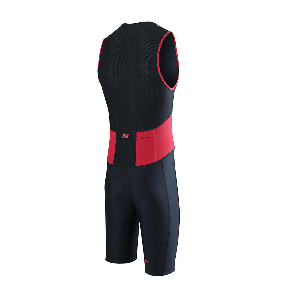 ZONE3 Activate Trisuit Men's Black/Red