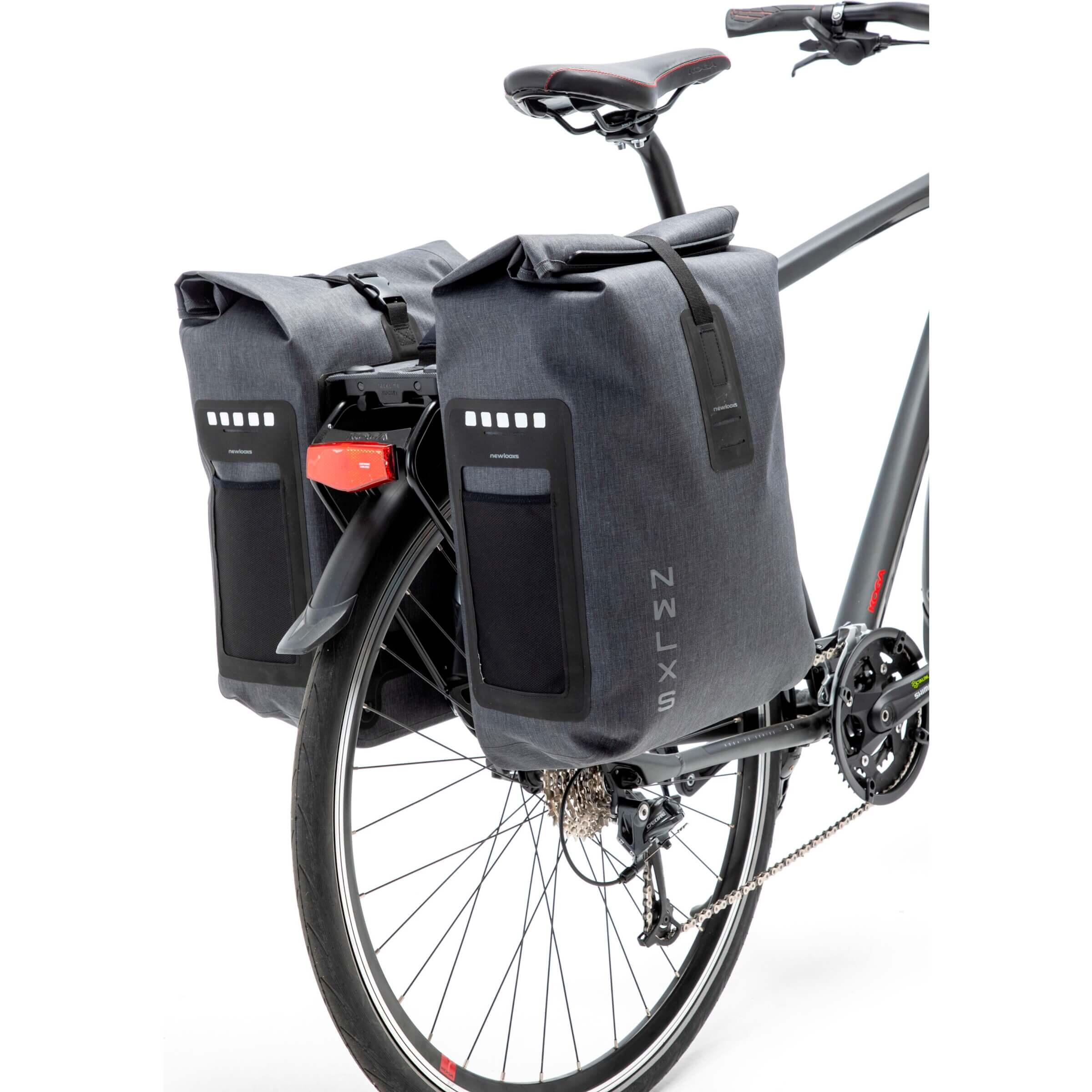 New Looxs Double varo waterproof bike bag grey