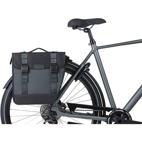 Dubbele Fietstas Tour Waterproof Mik 28 Liter 34 X 14 X 34 Cm - Zwart