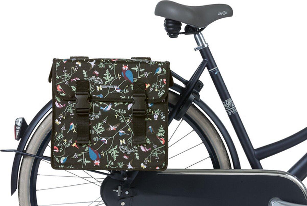 Sac de Vélo Double Basil Wanderlust - Résistant à l'Eau, 35L, Système Universel 2/3