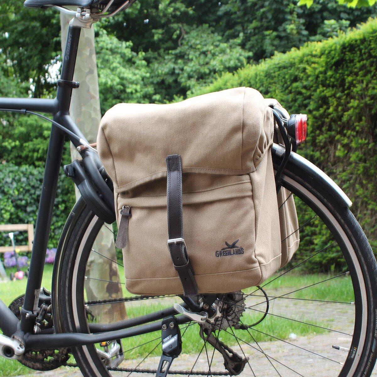 Greenlands Sacoche double pour vélo 40 L — Beige 3/3