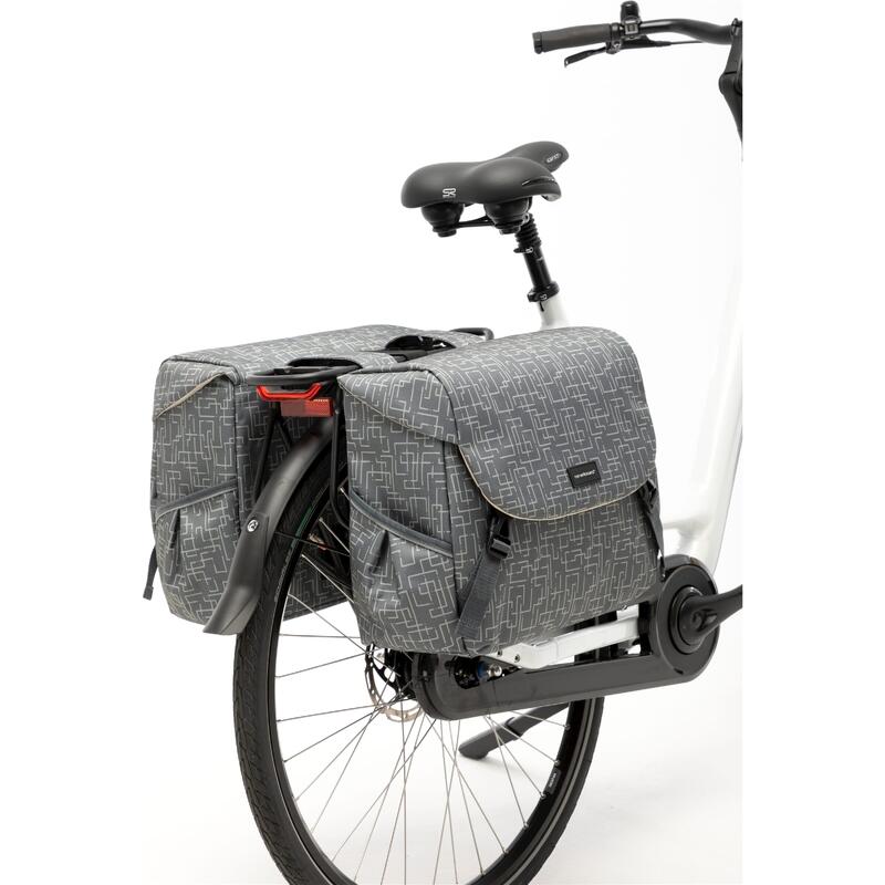 NEW LOOXS Sac de rangement double  Mondi Joy Double Ivy, Grey