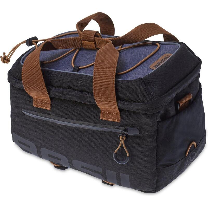 BASIL Sacoche porte-bagages "Miles" - noir/marron