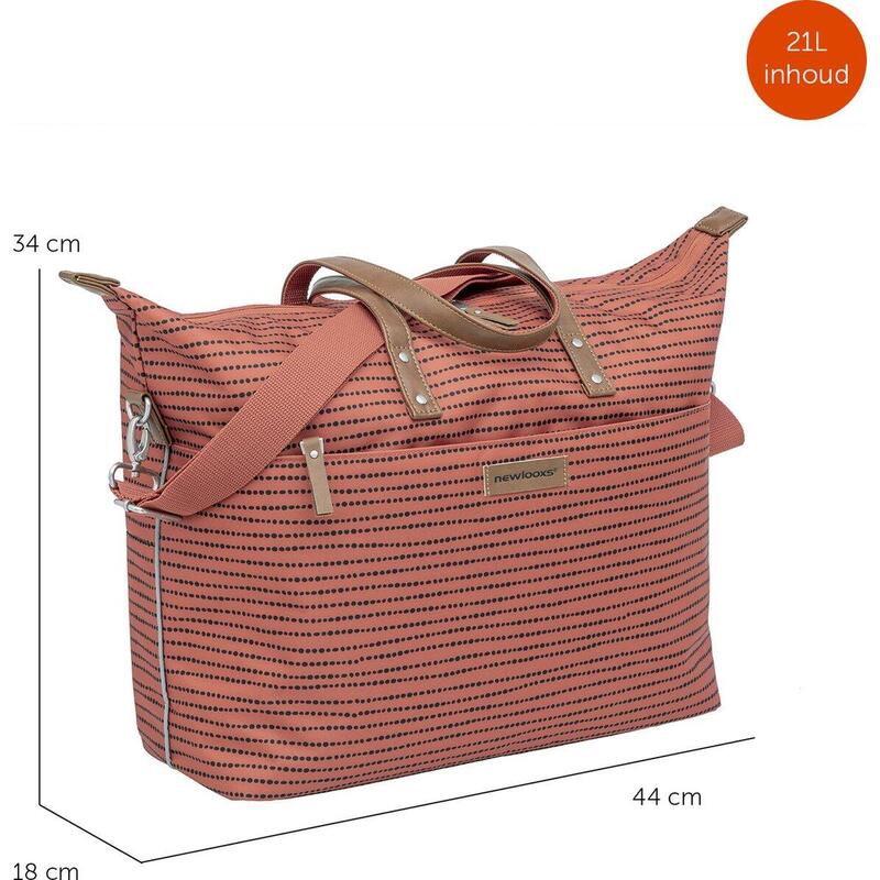 Fietstas Tendo 21 Liter 38 X 28 X 15,5 Cm - Rood